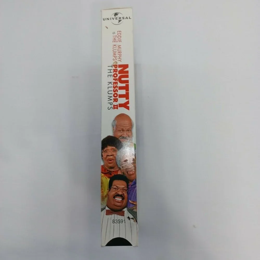 Nutty Professor II 2 The Klumps VHS VCR Video Tape Movie Eddie Murphy